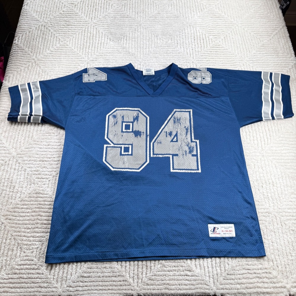 Logo Athletic Dallas Cowboys Jersey Mens XL Charles Haley 94 VTG 90s Distressed